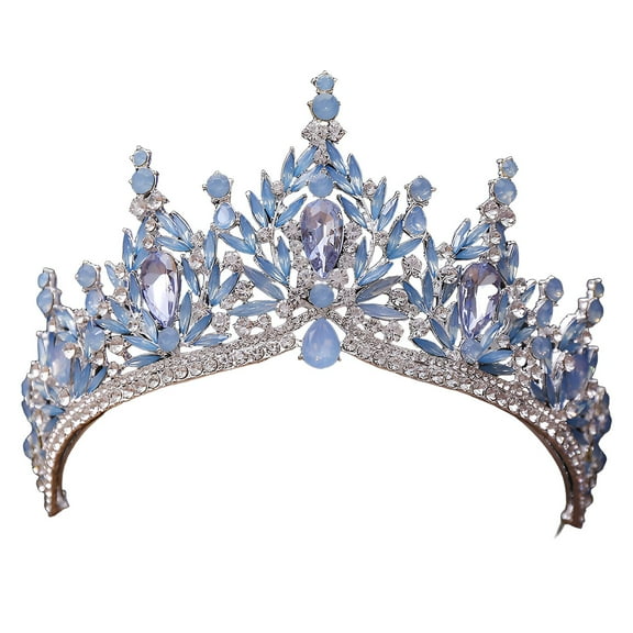 DESIGNICE Tiaras for Women,7.09*3.54" Tiara,Rhinestones Princess Tiara