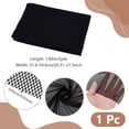 thumbnail image 2 of YTRFGH-72 Inch Lace Net for Making Wig Cap, Wig Accessories Mesh Fabric 51cm/20 Inch Wide Lace Closure Hair Net for Wigs Making Repair, Black, 2 of 2
