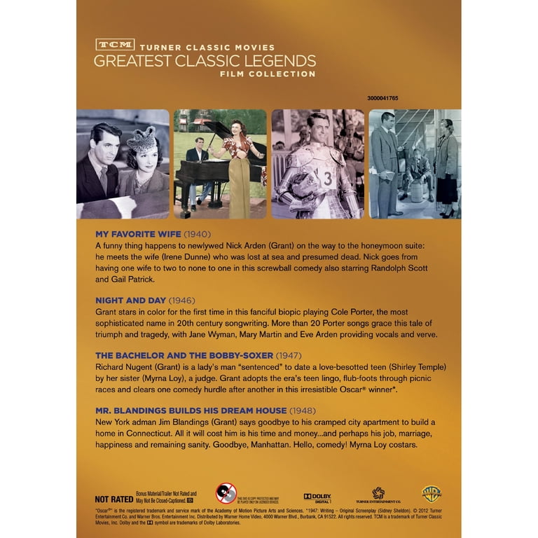 TCM Greatest Classic Legends Film Collection: Cary Grant - Volume
