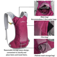 thumbnail image 6 of PACOLO Unisex Waterproof Cycling Backpack, Rose Red, 6 of 7