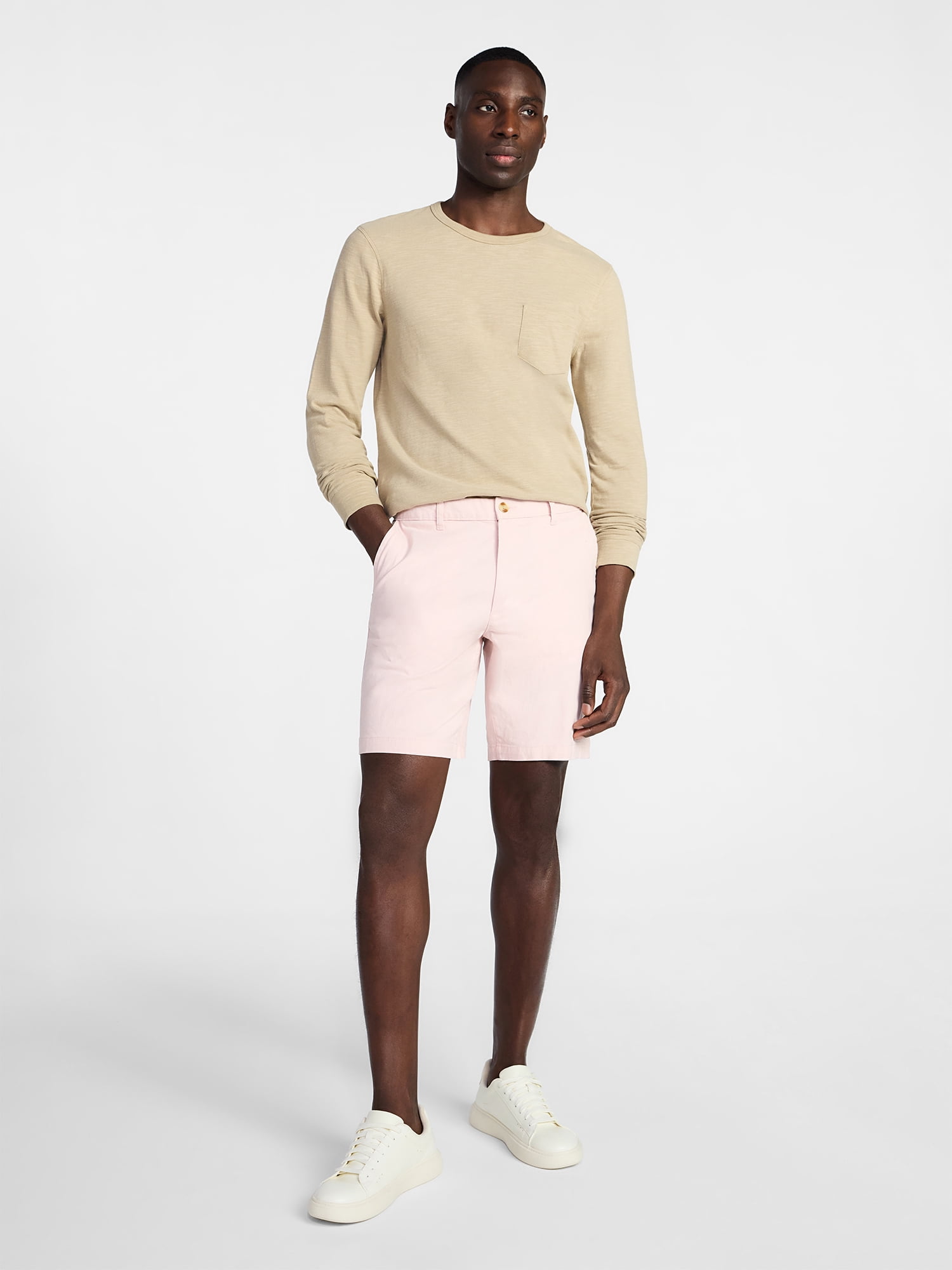 George Men's & Big Men's Modern Fit Flat Front Shorts, 5", 7", 9" Inseams, Sizes 28-54