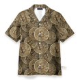 thumbnail image 4 of Camisas de playa con estampado 3D de Bitcoin para hombre, camisas de manga corta con botones, estilo hawaiano, blusas casuales para hombre, 4 of 5