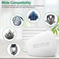 thumbnail image 3 of Respirator Mask Full Face Respirator Mask Reusable Gas Mask 6800 Facepiece Respirator 15 in1 Full Face Cover Set with Storage Bag Against Gases Dust Vapors for Welding Sanding Cutting Coa, 3 of 11
