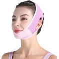 thumbnail image 1 of SLLIC VSculpt - Sangle de Réducteur de Double Menton Réutilisable et Ajustable - Masque Lifting Visage Amincissant et Modelant pour Femmes, Confortable et Respirant, Taille Unique, Violet, 1 of 5