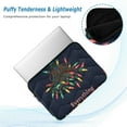 thumbnail image 2 of FORMRS 15-15.6 inch Laptop Sleeve Case Soft Carrying Quilted Computer Bag Cover, Blue Christmas Light, 2 of 7