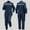 #002-Dark Blue, variant on Men's Solid Color Long Sleeve Coverall Work Suit, Durable & Stain-Proof Heavy Duty Jumpsuit for Shipyard, Workshop, Construction,Plus Size