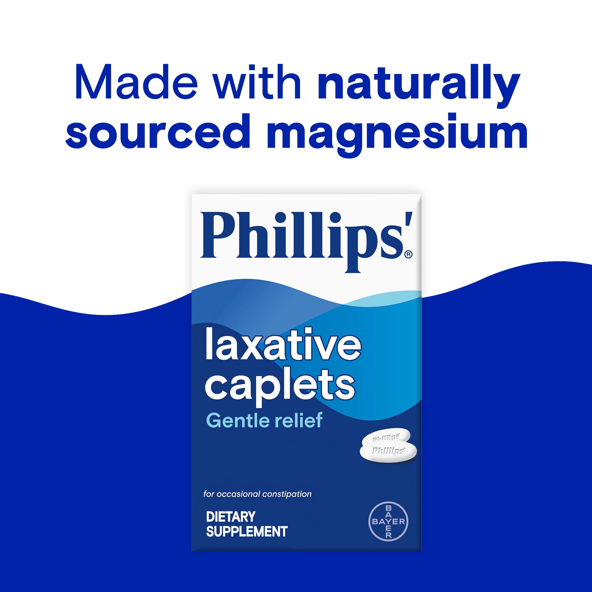 Phillips' Laxative Dietary Supplement Caplets, 100 Count