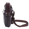 thumbnail image 4 of ZTTD Fashion Men Solid Color Leather Outdoor Sports Waist Bag Phone Bag Shoulder Bag Purse Crossbody Bag, 4 of 4