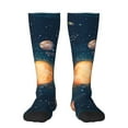 thumbnail image 2 of Lsque Solar System And Planets Printed Crew Socks Men's Women's LightWeight Thin Casual Calf Socks ,Knee High Socks,Cotton Socks, 2 of 9