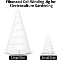 thumbnail image 2 of HEJULIK 2 Pack Fibonacci Coil Winding Jig for Electroculture Gardening, Electro Culture Copper Gardening Antenna Making Tool, Electro Culture Gardening Copper Wire Antenna Jig （Small Size), 2 of 9