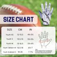 thumbnail image 7 of Youth Football Gloves Kids Sticky Receiver Gloves for Boys Girls Junior Flag Football Gloves with Grip Snug Fit, 7 of 7