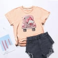 thumbnail image 5 of Meichang T-Shirts de la Saint-Valentin pour Femmes, T-Shirt Graphique Cœur d'Amour, Manches Courtes, Col Rond, Décontracté, Blouses, Joyeuse Saint-Valentin, 5 of 5