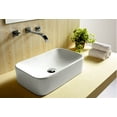 thumbnail image 2 of Elanti Ceramic Rectangular Vessel Bathroom Sink, 2 of 3