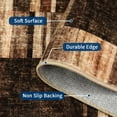 thumbnail image 5 of Memoryfield Washable 5' x 7' Area Rug, Foldable Geometric Printed Carpet, Soft Low Pile Abstract Floor Mats, Non Shedding Floor Covering for Bedroom Living Room, Brown, 5 of 9