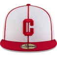 thumbnail image 2 of Men's New Era White/Red Pittsburgh Crawfords Cooperstown Collection Turn Back The Clock 59FIFTY Fitted Hat, 2 of 6