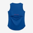 thumbnail image 5 of Women's Fanatics Royal Buffalo Bills Draped Mesh-Back Performance- Tank Top, 5 of 5