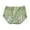Green, variant on Women Solid Color Period Panties, Leakproof Mid Waist Menstrual Underwear with Wide Coverage,Light Blue,XL