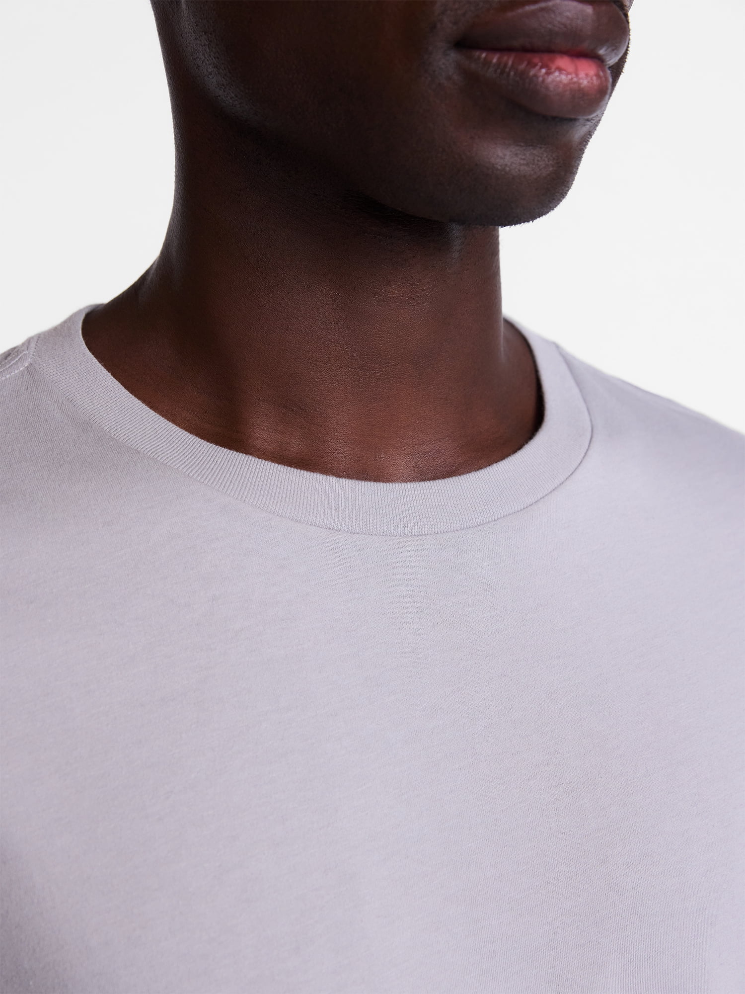 George Men's and Big Men's Cotton Crewneck Tee with Long Sleeves, Sizes XS-3XL, Big 2XB-6XB & Tall MT-4XLT
