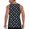 thumbnail image 3 of Xecao Fast Food Men's Tank Top Workout Quick Dry Sleeveless Gym Jogging Muscle Shirts Summer Swim Beach Tops, 3 of 9
