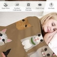 thumbnail image 3 of ONETECH  Cute Cat Blanket for Kids Super Soft Fuzzy Throw Blankets Gifts for Cat Lovers for Bedroom Living Room Blanket for Boys Girls, 3 of 6