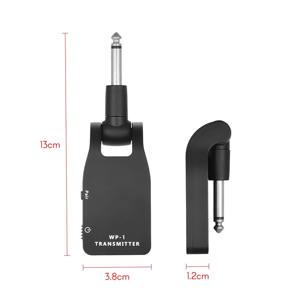 Tomshoo Wireless Guitar System with Built,in Rechargeable Battery for Electric Guitar Bass