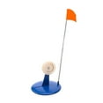 thumbnail image 1 of Outdoor Durable ABS Winter Ice Fishing Rod Blue Flag Handfree Compact Pole, 1 of 9