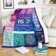 thumbnail image 2 of LHSHID 15th Birthday Gifts for Girls 15 Year Old Birthday Gifts 15 Year Blanket Gifts 15th Funny Gift Idea 15th Birthday Gift Ideas Gifts for 15 Year Old Female Women Girl Bestie Sister 30"x40", 2 of 7