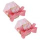 thumbnail image 4 of Juego de 25 piezas para bodas y fiestas: cajas de caramelos hexagonales con embalaje para galletas de chocolate y lazo rosa, 4 of 8