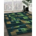 thumbnail image 3 of Ahgly Company Machine Washable Indoor Round Transitional Midnight Gray Area Rugs, 7' Round, 3 of 7