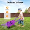 thumbnail image 6 of OUTGOO Kids Gardening Tools Set, 10pcs Kids Gardening Tools with Wheelbarrow, Shovel, Rake, Leaf Rake, Outdoor Toddler Toys Yard Digging Weed Pretend Toys for Boys Girls Age 3+, 6 of 7