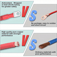 thumbnail image 3 of Positive and Negative Battery Inverter Cable Set with Terminals 600V 6AWG Car Battery Connection Line Cable, 3 of 7