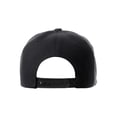 thumbnail image 4 of Classic Snapback Hat Custom A to Z Initial Raised Letters, Black Cap White Red, 4 of 5