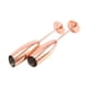 thumbnail image 3 of Set of 2 Stainless Steel Champagne Wine Flutes Glasses Rose Gold Unbreakable Shatterproof, 3 of 5