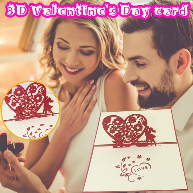 Cards Popped Greeting Wedding Love 3D Card & Stationery Ornament