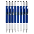 thumbnail image 2 of Multitool Pen,Stocking Stuffers for Men,6 in 1 Multitool Pen 8Pcs,Unique Tech Tool Pen from Wife Daughter to Father Boyfriend Husband on Christmas,Birthday,Valentine's Day(Blue), 2 of 8