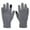 Grey, variant on Men Women Thermal Glove Liners Double Layer Polar Touchscreen Compatible for Skiing Outdoor Sports Black