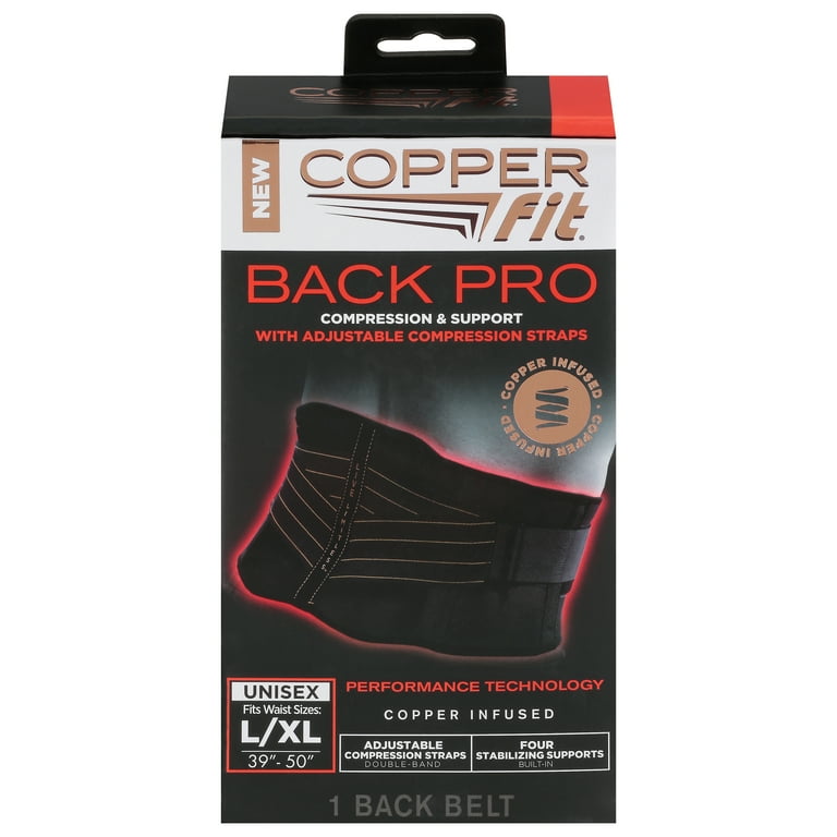 Copper Fit® Back Brace, Adjustable 