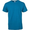 thumbnail image 2 of Gildan Men's Heavy Cotton T-Shirt, Style G5000, 2-Pack, Heather Sapphire, Medium, 2 of 4