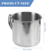 thumbnail image 4 of SHISUYAN 2pcs Measuring Cups Stainless Steel Scale Measuring Cups Rice Measuring Cups with Handles, 4 of 9