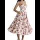 thumbnail image 2 of Vestidos de Invitada de Boda para Mujer, con Tirantes Finos, Corsé, para Fiesta de , con Encaje Floral, Vestidos Largos de Fiesta Flores Rojas M, 2 of 10
