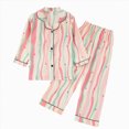 thumbnail image 5 of HFHAPW Girls Pajamas 2PCS Pjs Set Sleepwear Soft Long Sleeve Long Pants Lounge Set,3-4 Y, 5 of 5