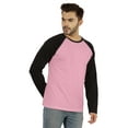 thumbnail image 2 of Inkmeso Men's Regular Fit Round Neck Shirt Solid Raglan Long Sleeve T-Shirts, 2 of 7
