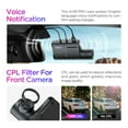 thumbnail image 5 of VIOFO A139 Pro 3CH 4K HDR Dash Camera, Front + Interior + Rear, 24H Parking Mode, WiFi + GPS, 5 of 7