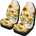 thumbnail image 5 of Pzuqiu Car Seat Cushion, Compatible with Automotive Seats Van Seats, Car Seat Covers for Sedans Truck Interior, Sunflowers, 5 of 10
