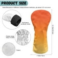 thumbnail image 6 of Yuyamidu Orange Golf Club Head Covers for Woods, Driver, Fairway, Hybrid Waterproof PU Leather Golf Head Cover Fashion Golf Headcover, 6 of 7