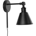 thumbnail image 2 of Better Homes and Gardens 6" Craftsman Dimmable 1-Light Black Wall Sconce, Suitable for Living Rooms, Dining Rooms, Bedrooms, 2 of 15
