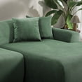 thumbnail image 4 of Chapman Upholstered Corduroy Fabric Living Room Right Sectional Sofa in Green, 4 of 6