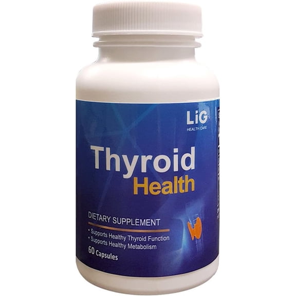 LIG Thyroid Health - Natural Herbal Supplement - Shrink Thyroid Cysts and Nodules - Balance Hormone Levels - Honeysuckle Flower