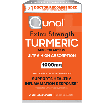 Qunol Turmeric Curcumin s (30 Count) with Ultra High Absorption, 1000mg Joint Support al Supplement
