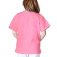 thumbnail image 4 of Hauts d'Été pour Femmes 2023 Hauts à Manches Courtes Col en V Uniforme de Travail Infirmier T-shirts, 4 of 6